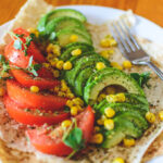 Tomate und Avocado